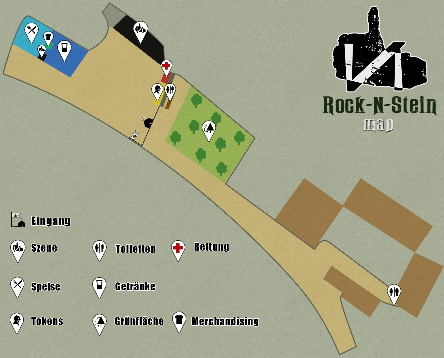 Plan Rock-N-Stein Festival Karte